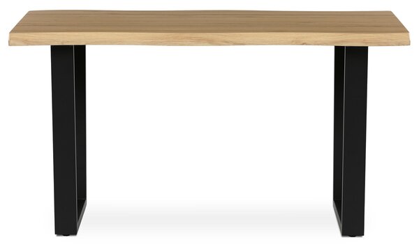Vikio Stůl jídelní 140x80 divoký dub kovové nohy AJS149D