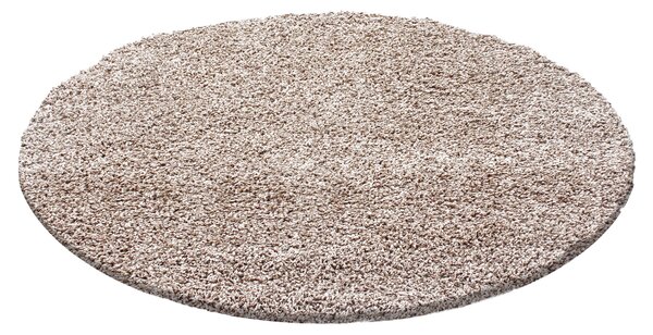 Ayyildiz Kusový koberec Life Shaggy 1500 beige kruh - 120x120 (průměr) kruh cm