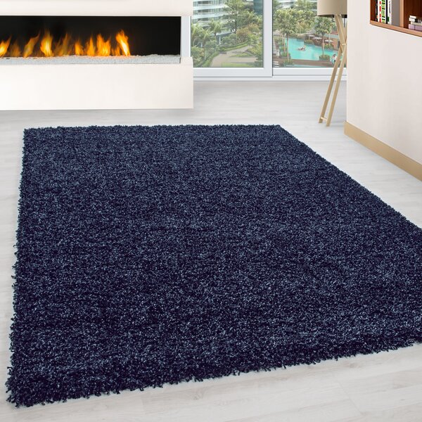 Ayyildiz Kusový koberec Life Shaggy 1500 navy - 60x110 cm