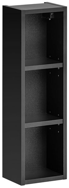 Koupelnový regál horní SANTA FE BLACK 20cm