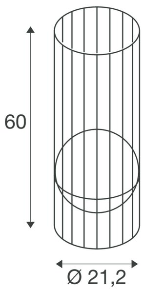 BIG WHITE SLV GRID SUN volně stojící svítidlo, 2700 K, IP65, černá / mléčná barva 1008476