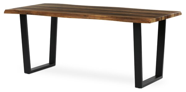 Vikio Stůl jídelní 180x90 staré dřevo kovové nohy AJS151OW