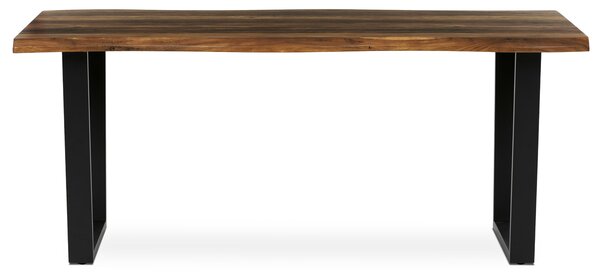 Vikio Stůl jídelní 180x90 staré dřevo kovové nohy AJS151OW