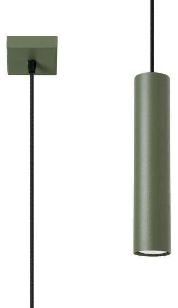 Sollux SL.1484 - Lustr na lanku LAGOS 1xGU10/10W/230V zelená