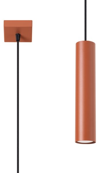 Sollux SL.1489 - Lustr na lanku LAGOS 1xGU10/10W/230V červená