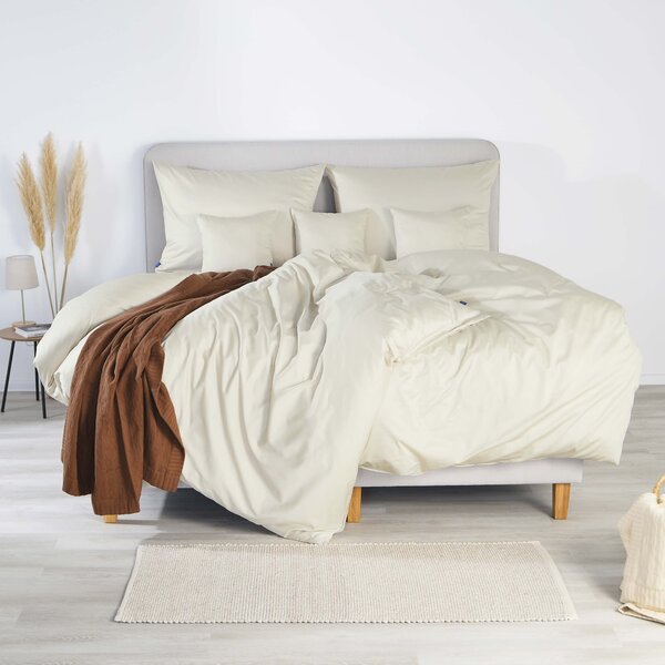 DARRÉ Saténové povlečení Pure Elegance - GOTS Velikost: 140 x 200 + 70 x 90