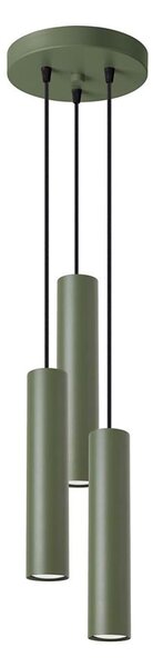 Sollux SL.1487 - Lustr na lanku LAGOS 3xGU10/10W/230V zelená