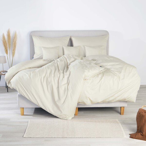 DARRÉ Saténové povlečení Pure Elegance - GOTS Velikost: 140 x 200 + 70 x 90