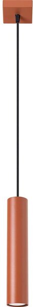 Sollux SL.1489 - Lustr na lanku LAGOS 1xGU10/10W/230V červená
