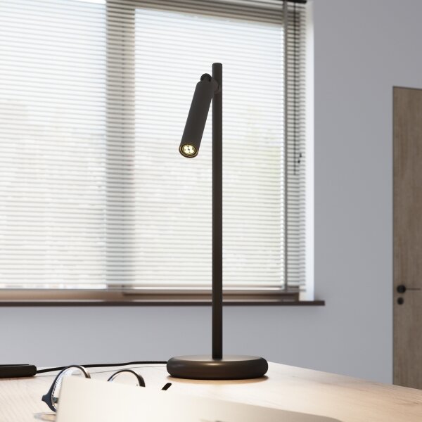 Sollux SL.1469 - Stolní lampa PASTELO 1xG9/8W/230V černá