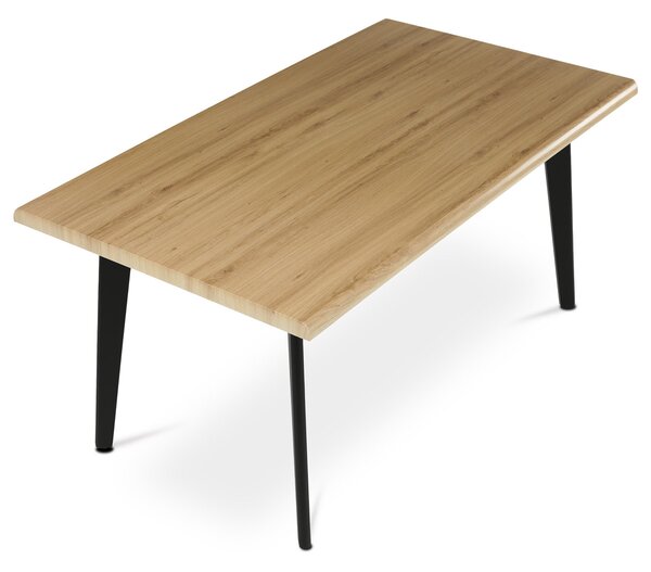 Vikio Stůl jídelní 160x90 divoký dub noha kov AJS153D
