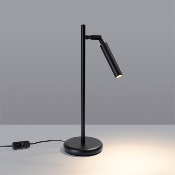 Sollux SL.1469 - Stolní lampa PASTELO 1xG9/8W/230V černá