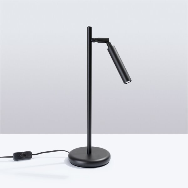 Sollux SL.1469 - Stolní lampa PASTELO 1xG9/8W/230V černá