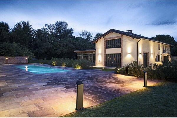 BIG WHITE SLV ORDI II POLE 70, volně stojící svítidlo, úhlové, 2200/3000 K, IP65, černé 1008726