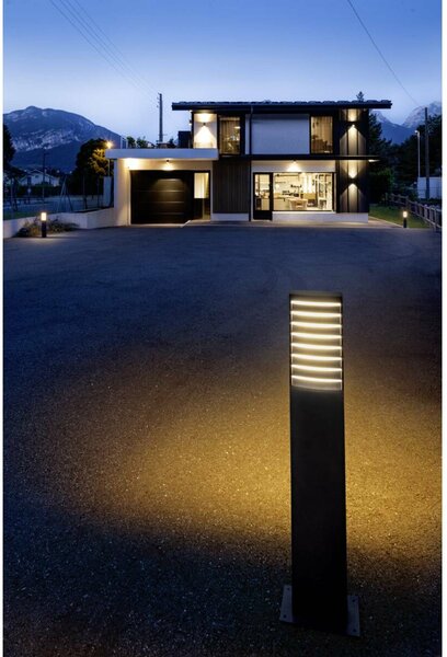 BIG WHITE SLV RASTERLYS POLE 70 Stojací lampa, 2700/3000 K, IP65, obdélníkový, antracitní 1008385