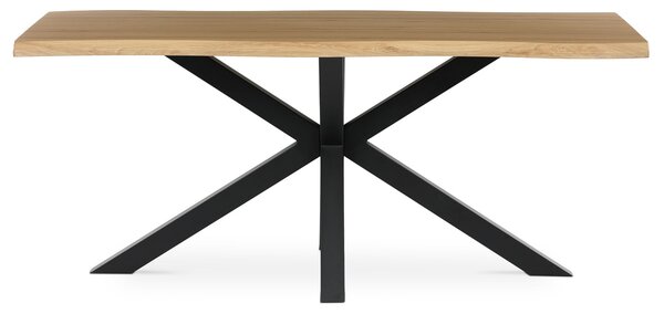 Vikio Stůl jídelní 180x90 divoký dub kovová noha AJS154D