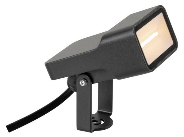 BIG WHITE SLV SYNA WIDE svítidlo se zemním hrotem, 2200 K, 115°, IP65, hranaté, černé 1008478