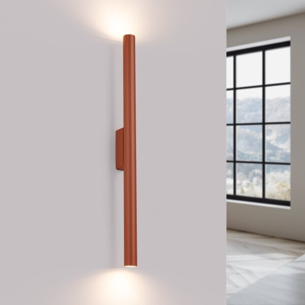 Sollux SL.1529 - Nástěnné svítidlo PASTELO 2xG9/8W/230V červená