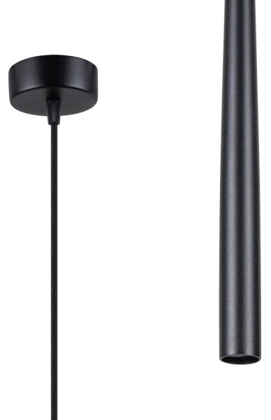 Sollux SL.1462 - Lustr na lanku BLISS 1xG9/8W/230V černá