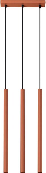 Sollux SL.1526 - Lustr na lanku PASTELO 3xG9/8W/230V červená