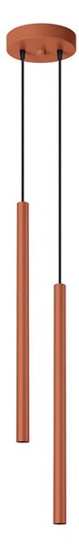 Sollux SL.1525 - Lustr na lanku PASTELO 2xG9/8W/230V červená