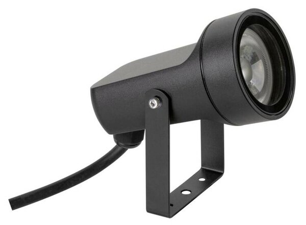 BIG WHITE SLV SYNA SHADE svítidlo se zemním hrotem, GU10, 1x max. 10 W, IP65, kulaté, černé 1008480