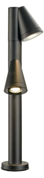 BIG WHITE SLV T-TUBE 70 POLE venkovní stojací lampa, GU10, dvojitá, IP65, max. 10 W, černá 1008017