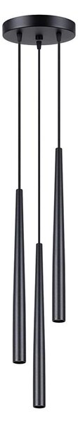 Sollux SL.1463 - Lustr na lanku BLISS 3xG9/8W/230V černá