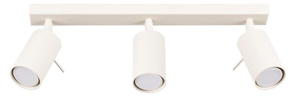 Sollux SL.1496 - Bodové svítidlo RING 3xGU10/10W/230V krémová