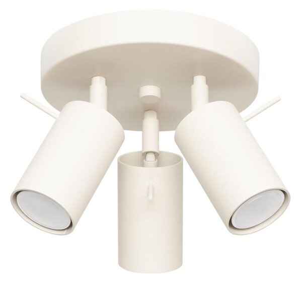Sollux SL.1497 - Bodové svítidlo RING 3xGU10/10W/230V krémová