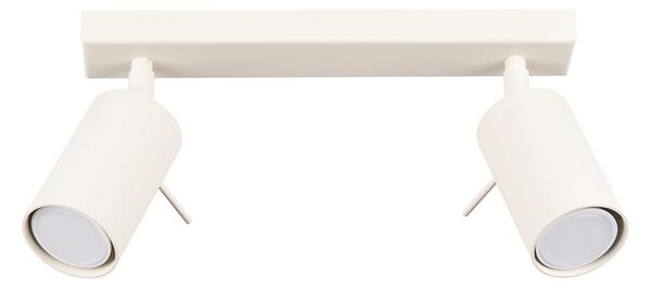 Sollux SL.1495 - Bodové svítidlo RING 2xGU10/10W/230V krémová