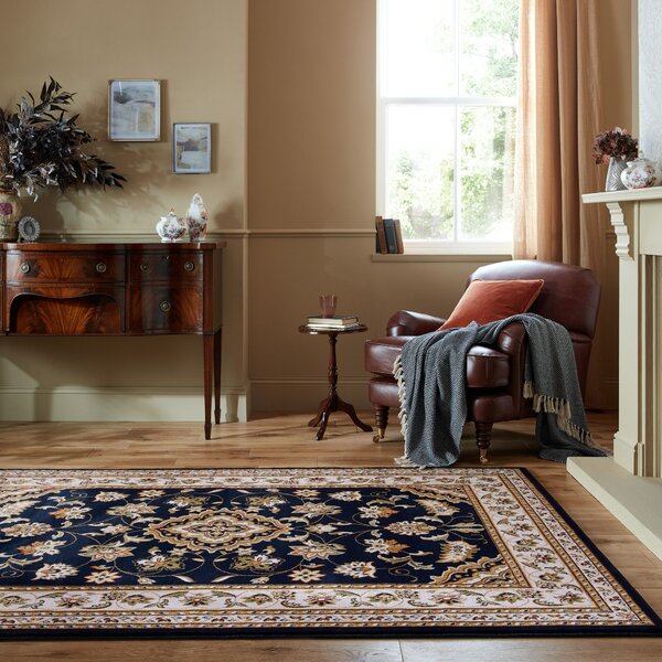 Flair Rugs, Kusový koberec Sincerity Royale Sherborne Blue, 160x230, modrá, ložnice