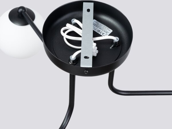 Sollux SL.1662 - Lustr na tyči ASTRAL 3xG9/8W/230V černá