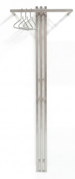 Ocelový nástěnný věšák ve stříbrné barvě 65 cm Senza – Spinder Design