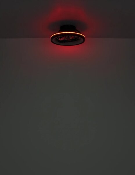 Globo 03665 - LED RGB Stmívatelný stropní ventilátor DEANNE LED/40W/230V + DO