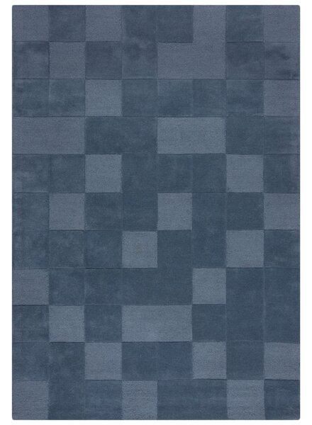 Flair Rugs, Kusový koberec Moderno Checkerboard Blue, 120x170, modrá, chodba / předsíň