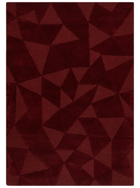 Flair Rugs, Kusový koberec Moderno Shard Red, 120x170, červená, chodba / předsíň