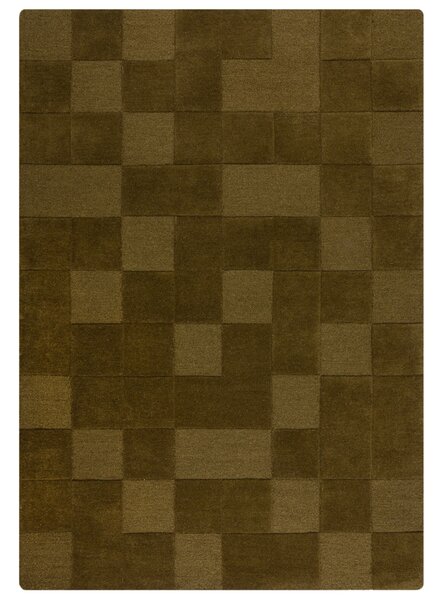 Flair Rugs, Kusový koberec Moderno Checkerboard Green, 120x170, zelená, chodba / předsíň