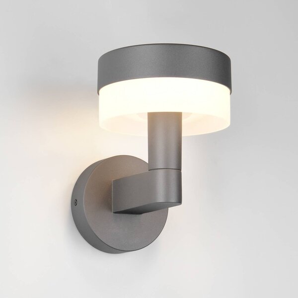 Trio Lighting LED venkovní nástěnné svítidlo Mackenzie, antracit, tlakově litý hliník, Černá, Hliník, Moderní