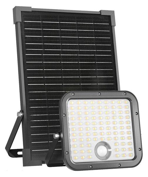 LED Venkovní solární reflektor se senzorem LED/30W/6,4V IP65 3000/4000K