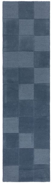 Flair Rugs, Běhoun Moderno Checkerboard Blue, 60x230, modrá, chodba / předsíň