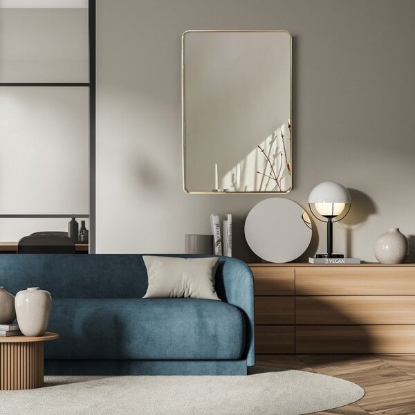 Ars Longa Zen zrcadlo 60x90 cm obdélníkový zlatá ZEN6090-ZS