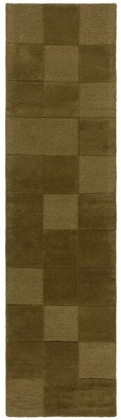 Flair Rugs, Běhoun Moderno Checkerboard Green, 60x230, zelená, chodba / předsíň