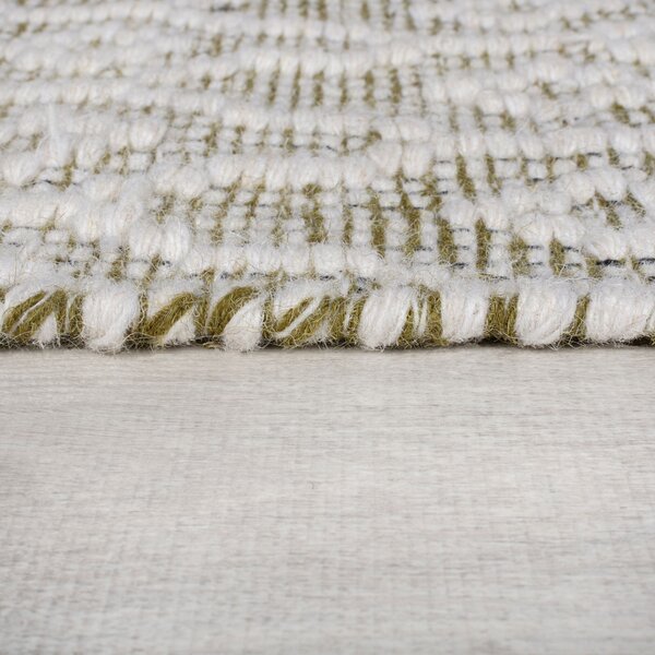 Flair Rugs, Ručně tkaný kusový koberec Nur Wool Dream Green, 80x150, zelená, ložnice