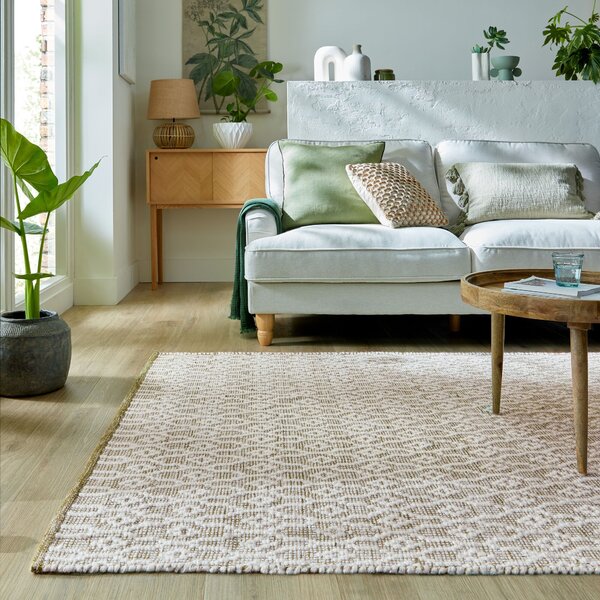 Flair Rugs, Ručně tkaný kusový koberec Nur Wool Dream Green, 80x150, zelená, ložnice