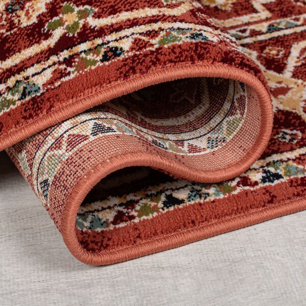Flair Rugs, Běhoun Sincerity Royale Gillingham Red, 60x230, červená, chodba / předsíň