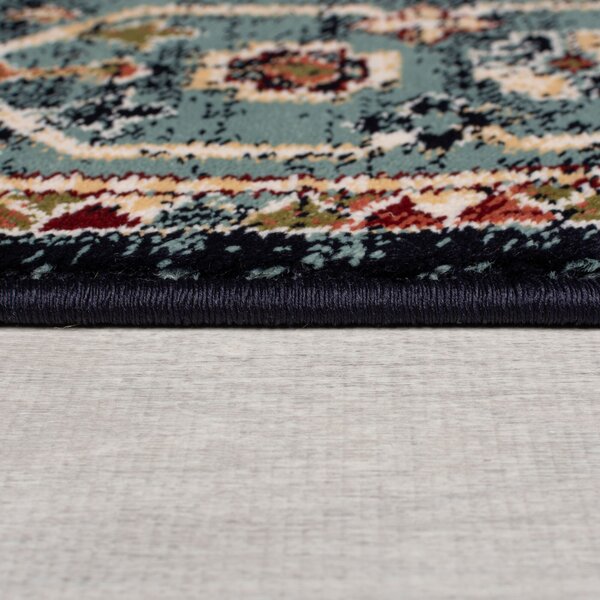 Flair Rugs, Běhoun Sincerity Royale Gillingham Blue, 60x230, vícebarevná, chodba / předsíň