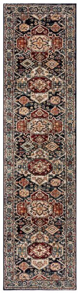 Flair Rugs, Běhoun Sincerity Royale Gillingham Blue, 60x230, vícebarevná, chodba / předsíň