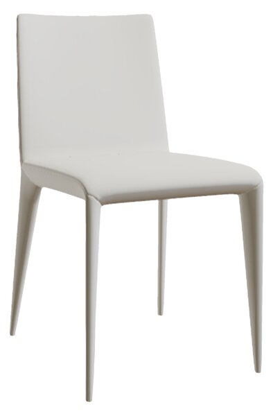 Bonaldo designové židle Filly (bílá eko kůže)