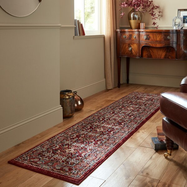 Flair Rugs, Běhoun Sincerity Royale Sandford Red, 60x230, červená, chodba / předsíň